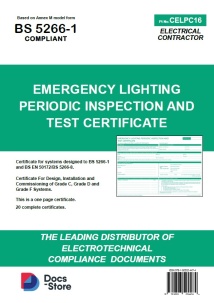 Periodic Inspection & Testing for Emergency Lighting Certificate