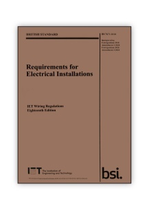 18th Edition BS 7671:2018+A2:2022 IET Wiring Regulations