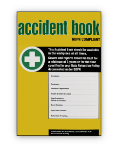GDPR Compliant HSE Accident Books