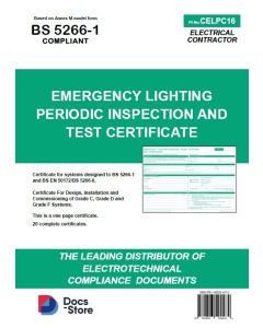 Periodic Inspection & Testing for Emergency Lighting Certificate