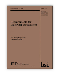 18th Edition BS 7671:2018+A2:2022 IET Wiring Regulations