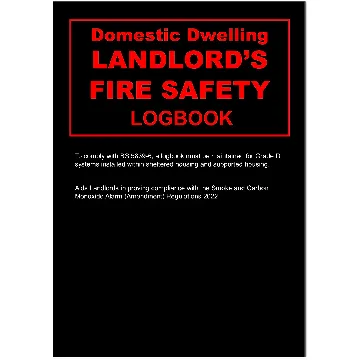Landlords Fire Safety Logbook - Domestic Dwelling