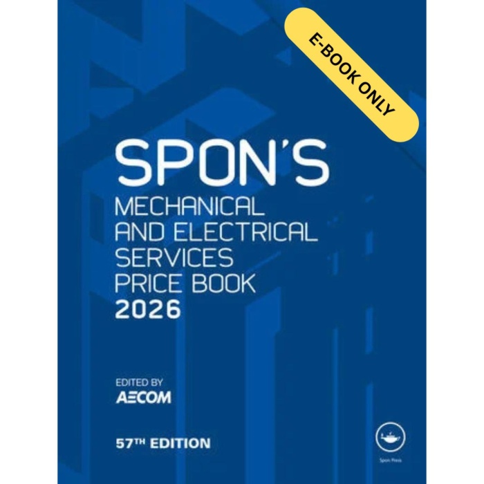 Spon's Mechanical and Electrical Services Price Book 2026 (E-book only)