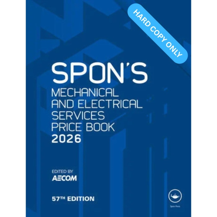 Spon's Mechanical and Electrical Services Price Book 2026 (Hard Copy Only)