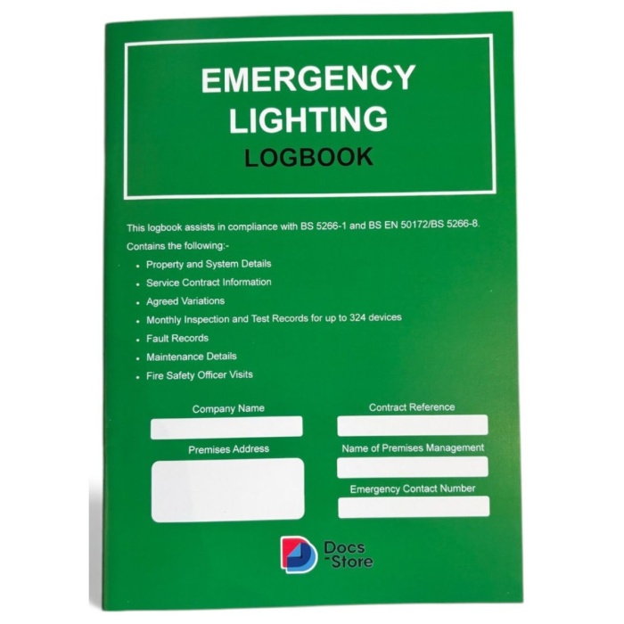 Emergency Lighting Logbook (2025)