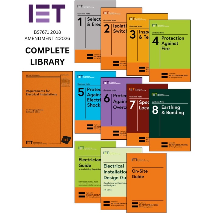 IET Complete Library Extra Value Pack F (Amendment 4, 2026)
