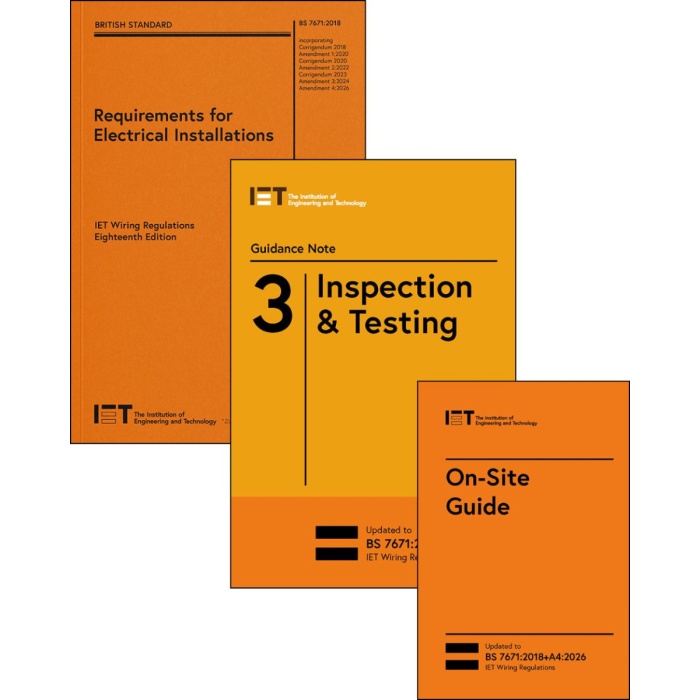  Wiring Regs (Amd 4, 2026) IET Extra Value Pack B