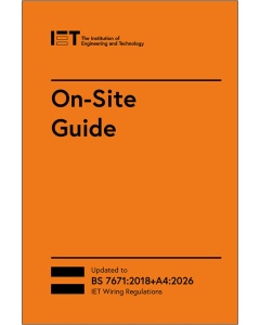 IET On-Site Guide - BS 7671:2018+A4:2026 (9th Edition)